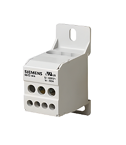 SIEMENS 5ST2504 – Bloco de Distribuição 1 Polo 80A para Trilho DIN