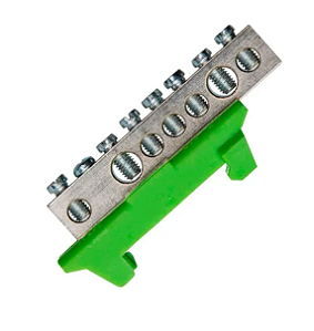 CEMAR LEGRAND BT-7 – Barra de Aterramento 7 Vias 100A Verde