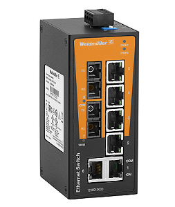 WEIDMULLER IE-SW-BL08-6TX-2SCS Switch Indl Ethernet 1412110000