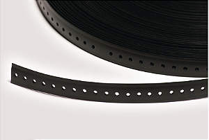 HELLERMANNTYTON PF-12MM – Fita Perfurada Preta Perfurstrip | 12 mm x 20 m