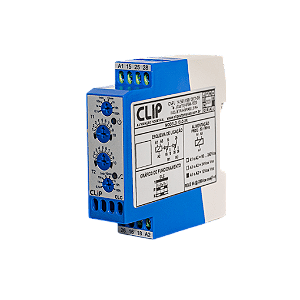CLIP CLC-2R – Temporizador Digital Cíclico 0,1 s a 100 h, 12–24 VCA/VCC / 90–242 VCA | 2 Saídas SPDT