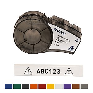 BRADY M21-375-595 – Etiqueta Vinil Adesiva para BMP21/M210/M211 | 9,53mm x 6,4m