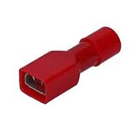 CEMBRE RF-F308P – Terminal Fêmea Totalmente Isolado Vermelho 0,25-1,5mm² | 2,8x0,8mm
