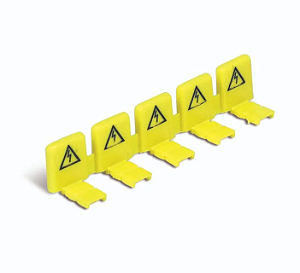 STECK S682003 – Isolador Amarelo de Fase para Barramento DIN