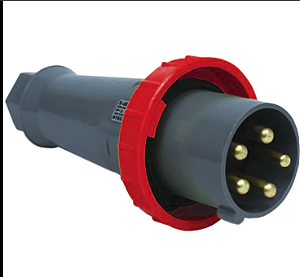 STECK S5576 – Plugue Reto Vermelho 63A 3P+N+T 380-440V 6H IP67 | Brasilkon