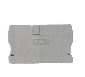 UPUN UJ5-1.5-2.5G – Tampa Cinza para Borne a Mola 2,5mm² | Série UJ5