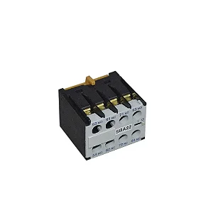 Bloco de Contato Auxiliar SBA22 2NA+2NF – 06/12A – Steck