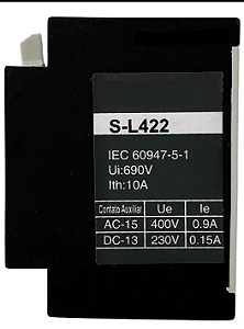 STECK SL422 – Contato Auxiliar Frontal 2NA+2NF | Linha Challenger