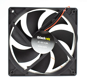 TblackRox 09.068.0079 – Ventilador Sem Rolamento 120×120×25 mm 12 VDC