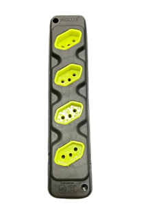 ES TV-4P – Tomada Barra Quadrupla 2P 10A/20A | 250V Preto