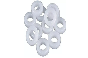 WETZEL 051581 – Arruela Lisa Nylon M-25 25×44×4 mm | Embalagem com 50 Unidades