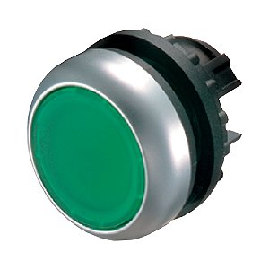 Eaton M22-D-G – Cabeçote Frontal Pulsador Verde