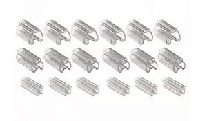 PROAUTO LVT-1A – Luva Plástica Transparente para Identificação de Cabos 1,5-2,5mm² | Embalagem com 1.000 Peças