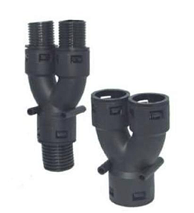 WEYER WQY-PA – Terminação em Y para Conduítes AD 1x21,2 / 2x21,2 | Engate Rápido IP68