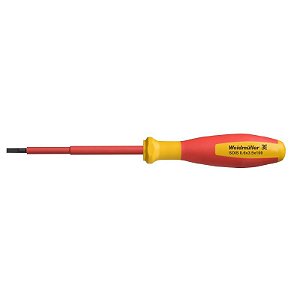 WEIDMULLER SDIS 0.6x3.5x100 – Chave de Fenda Isolada VDE 3.5mm