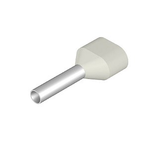 WEIDMULLER H0.75/15 Branco Terminal Ilhos Duplo 2X0.75MM2 Embalagem c/ 100