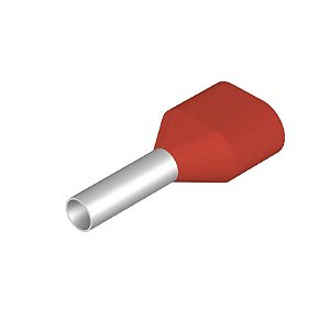 WEIDMULLER H1.5/16 Vermelho Terminal Ilhós 2X1.50MM2 Embalagem c/ 100