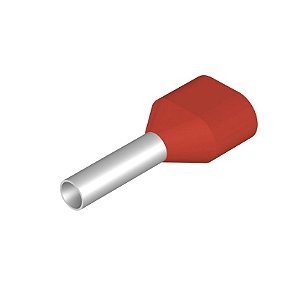 WEIDMULLER H1/15D Vermelho Terminal Ilhos Duplo 2X1.00MM2 Embalagem c/ 100