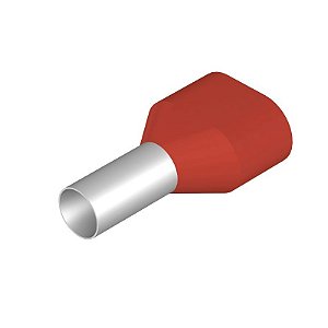 WEIDMULLER H10/26D Vermelho Terminal Ilhos 2X10MM2 Embalagem c/ 100