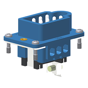 KAP PB06M – Contato Macho 6 Polos 16A com Pino Terra e Conexão por Parafuso