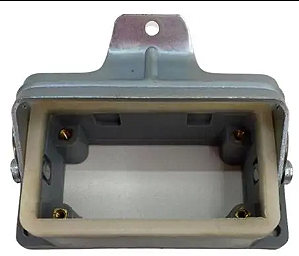 STECK SCBB1T-06 – Base Baixa 6 Polos Tomada Multipolar | 1 Trava IP64