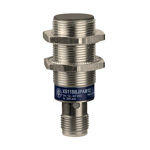 SCHNEIDER XS618B1PAM12 – Sensor Indutivo Cilíndrico M18 12–48VCC PNP NO