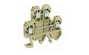 WEIDMÜLLLER DK 4 EN PA EX - Conector Duplo de Passagem 4mm² | Linha SAK - Conexão Parafuso