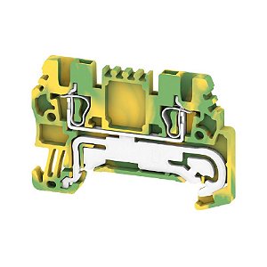 WEIDMÜLLER ZPE - Conector Terra Verde-Amarelo | Linha Z - Conexão Mola