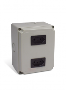 STECK SM86 – Módulo Tomada de Sobrepor Dupla | Linha Multiplex