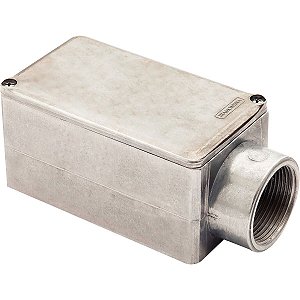 TRAMONTINA 56102/305 – Condulete Fixo Tipo E 1.1/2" BSP Sem Pintura | Sem Vedação