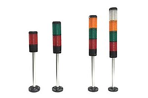 BHS BLTL-7TW-RYG-1 – Coluna Luminosa LED 3 Módulos 12-24V DC/AC | Vermelho/Verde/Âmbar