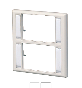 HELLERMANN FPPAB4 – Faceplate para 4 Saídas RJ-45