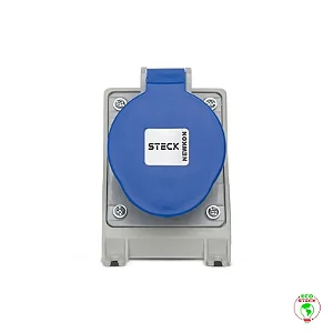 STECK N5009 – Tomada Sobrepor Azul 16A 3P+N+T 250V 9H IP44 | Newkon