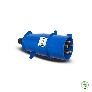 STECK N5279 – Plugue Azul 32A 3P+N+T 200/250V 9H IP44 | Newkon