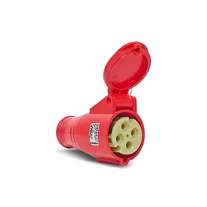 STECK S3059 – Acoplamento Vermelho 16A 2P+T 380/440V 9H IP44 | Brasikon