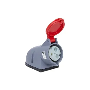 STECK S3059 – Acoplamento Vermelho 16A 2P+T 380/440V 9H IP44 | Brasikon