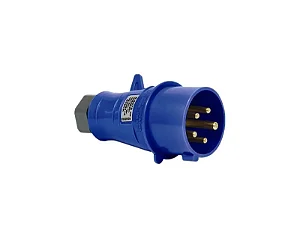 STECK S5079 – Plugue Azul 16A 3P+N+T 200/250V 9H IP44 | Brasikon