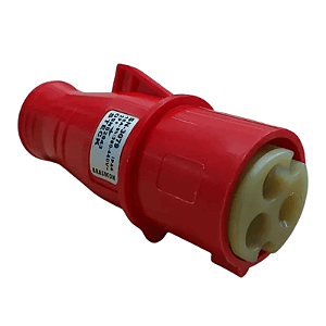 STECK SN3079 – Plugue Negativo Vermelho 16A 2P+T 380/440V 9H IP44 | Brasikon