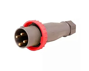 STECK SN4576 – Plugue Negativo Vermelho 63A 3P+T 380/440V 6H IP67 | Brasikon