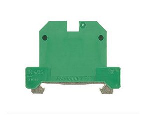 WEIDMÜLLER EK 4/35 – Conector de Terra com Parafuso 4 mm²