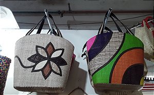 Bolsa de palha variadas