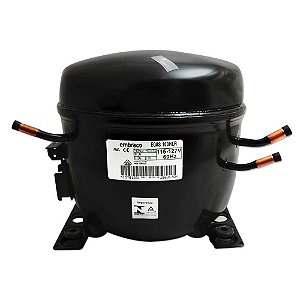 Compressor Embraco 1/3 220v 60Hz Gás R134a EGAS100HLR 1050BTUS/H