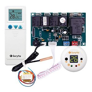 Kit Central Eletrica Universal 80150.064 Ar Condicionado Split C/Controle Remoto Suryha