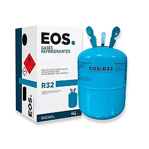 Botija Gás Refrigerante R32 EOS Cilindro de 9KG