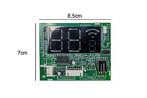 Placa Display Receptora Evaporadora Ar Condicionado 9000 – 24000 BTUs Springer Midea Admiral Silvermaxi
