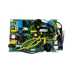 Placa Principal Condensador 201337390164 Ar Condicionado 9000 12000 BTUs Inverter Carrier Midea