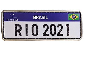 Placa Rio 2021