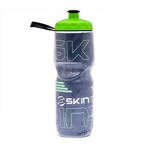 Garrafa Isotermica skin preta verde 710ml