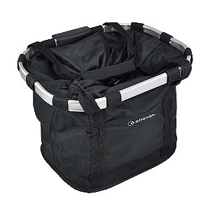 CESTA LONA E ALUMÍNIO TIPO BOLSA +10% desc em 12x com cupom BEMVINDO10 + 5%desc a vista