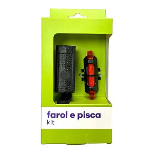 Kit Farol e Pisca Elleven USB Power a vista no boleto R$80,19